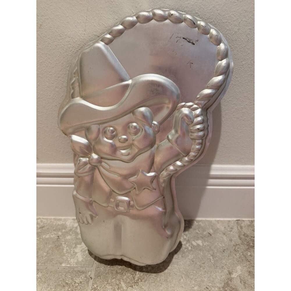 Wilton Metal Cowboy Cake Pan Clown Mold 502-3363 Vintage